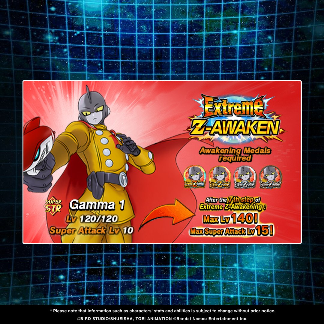 doktanbatleglob's tweet image. UR [Imperturbable Hero] Gamma 1 can soon be Extreme Z-Awakened!

After Extreme Z-Awakening, his Leader Skill, Passive Skill and Super Attack will be strengthened!