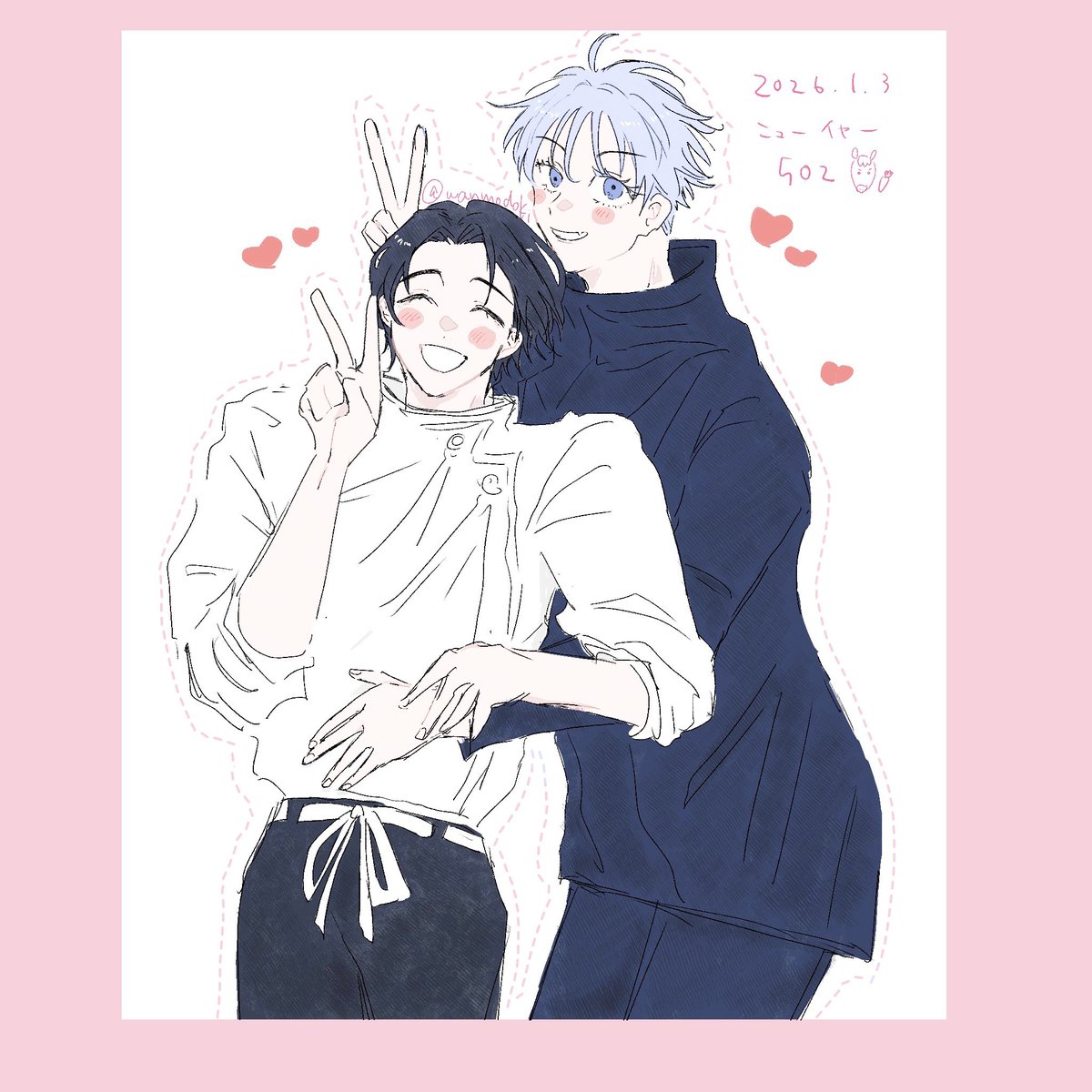 wanmodoki's tweet image. ニューイヤー五乙✌️ID入れ忘れたのであげ直し