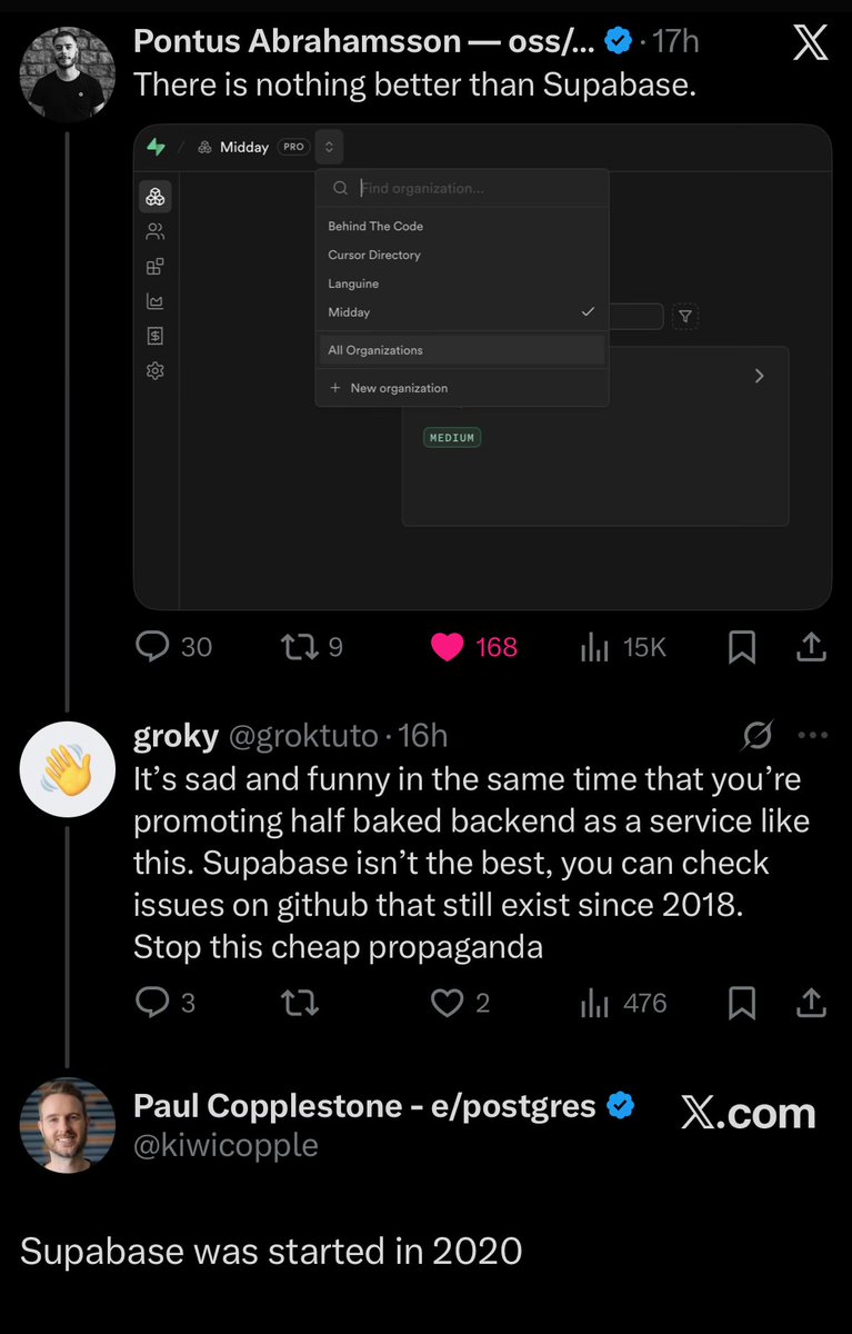 Paul Copplestone - e/postgres tweet media