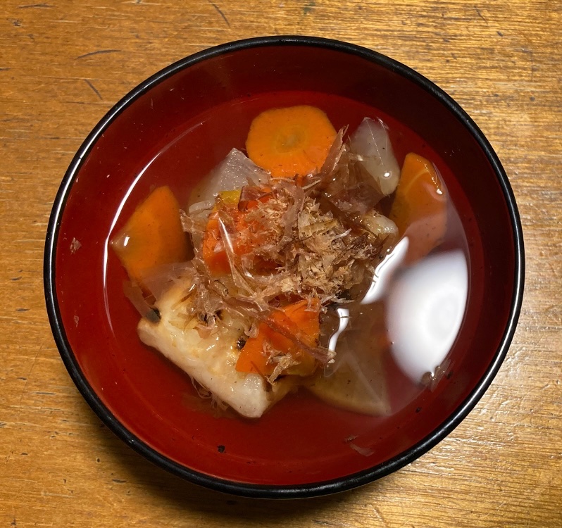 実家の雑煮と倉庫から出てきたレッドバロン 