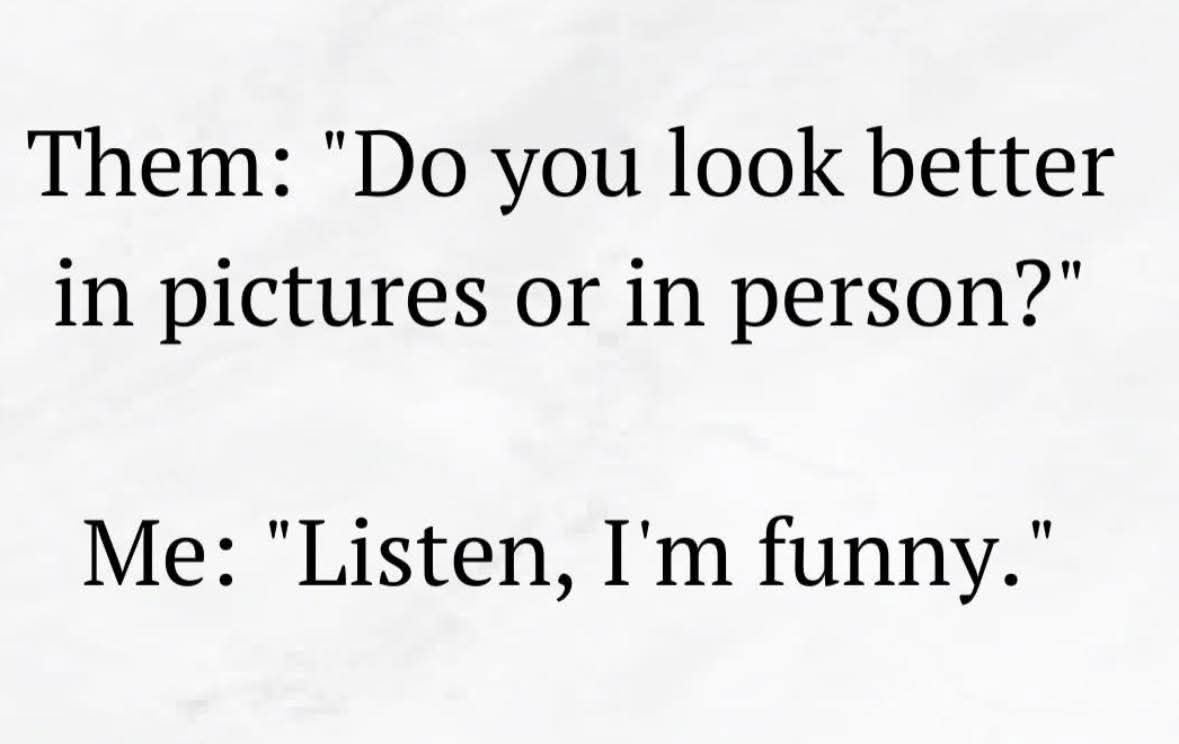 I also smell good ....