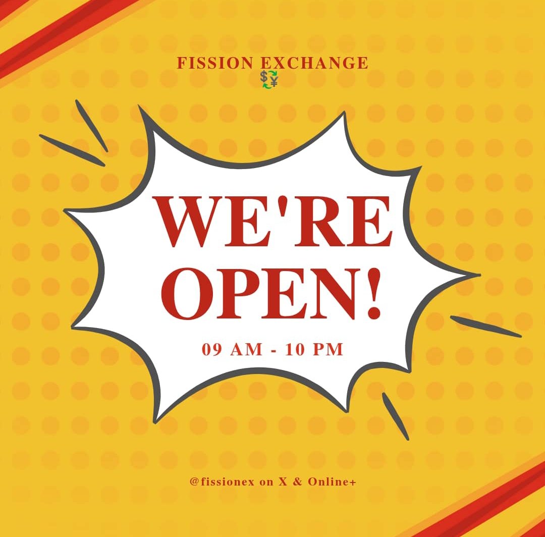 FissionEX's tweet image. We are open.

You can also reach us on Online+ at "fissionex" handle