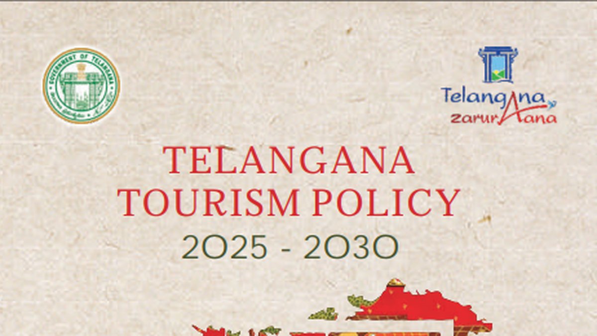 Telangana Tourism Sets a New Benchmark Telangana enters 2025 with strong  momentum, securing ₹22,324 crore in tourism investment commitments under  the Telangana Tourism Policy 2025–2030. With global events, new tourism  zones, and, image size:1200x675