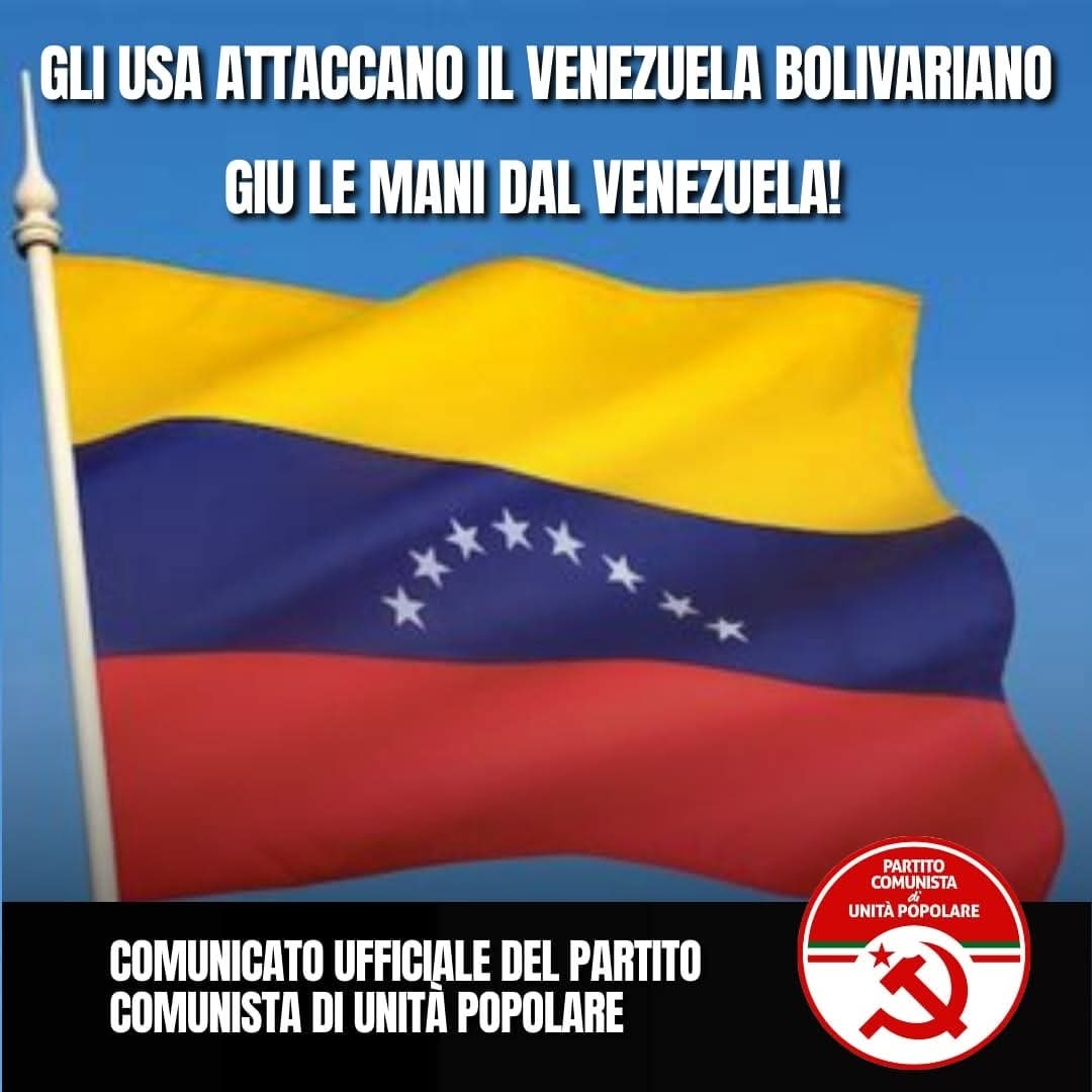 ResistenzaPop's tweet image. Gli Stati Uniti attaccano il Venezuela bolivariano, Giù le mani dal Venezuela!