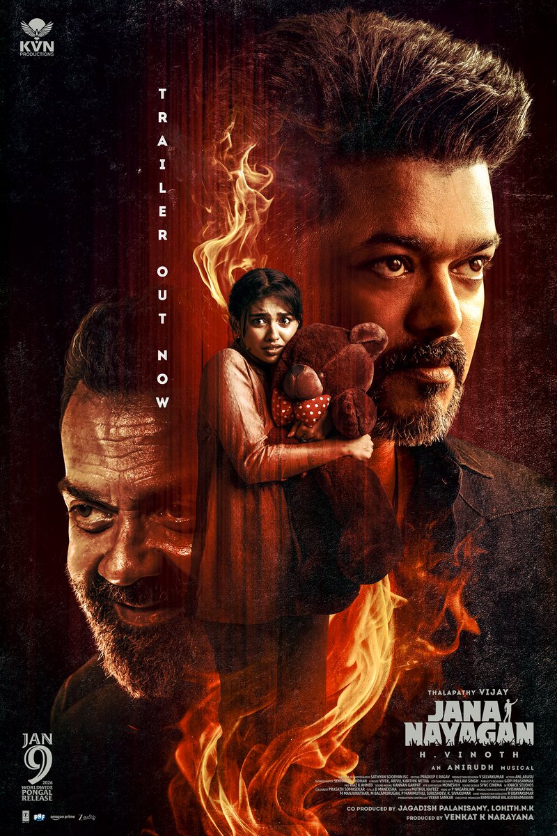 ImBishwajit9's tweet photo. I stopped breathing for a second here. 🤯🔥
The aura. The BGM. The stare.
H. Vinoth wasn't lying when he said this is 100% Thalapathy material. This frame is going to be iconic. 🌋💥 #JanaNayaganTrailer #ThalapathyVijay #JanaNayagan https://t.co/XWfAKix3i1
