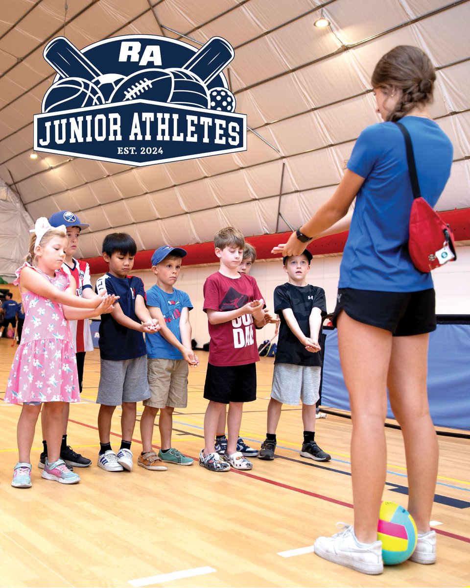Looking for an introductory kids’ sports program designed for athletes of all levels? 🤔 Your child will LOVE Junior Athletes!

🧒 Parent &amp; Tot
⚾ Baseball
⚽ Multi-Sport
💃 Move It!
🥅 Ball Hockey
🥎 She Plays
🏐 Volleyball
🟡 Pickleball
🏀 Basketball

racentre.com/junior-athletes