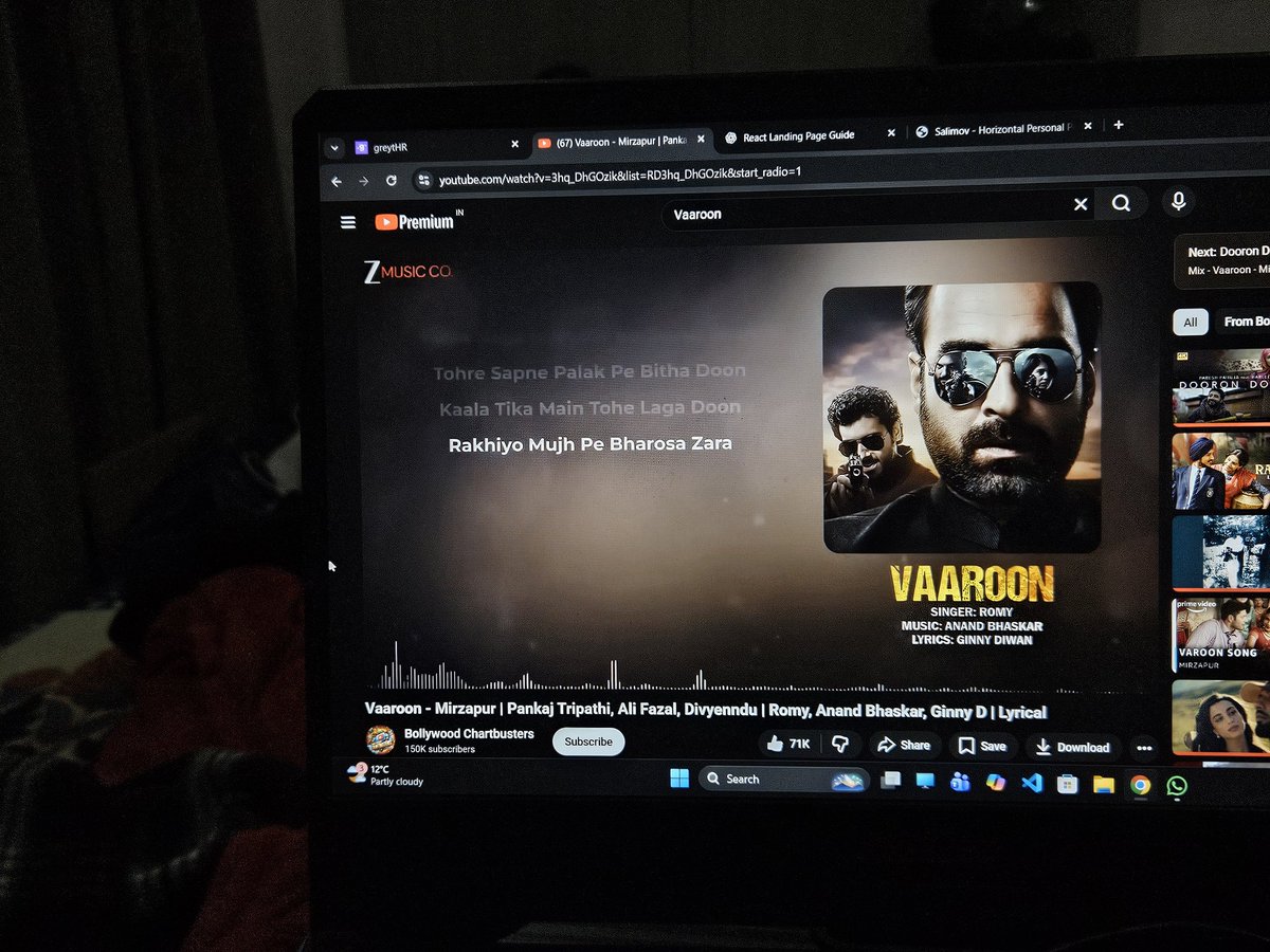 iamrohanjaswal's tweet photo. Rakhiyo mujh pe bharosa zara
#2k26 #vaaroon https://t.co/GJwMbw1pGE