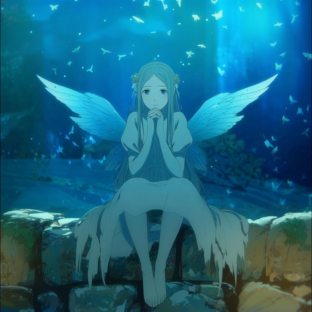 Poetic fantasy anime set