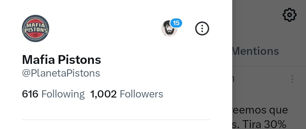 Ehhhh! Ha costado pero ya somos 1000 mafiosos de los Pistons!! Muchas gracias!!❤️!! Deeeetroiiiit basketbaaaall!!