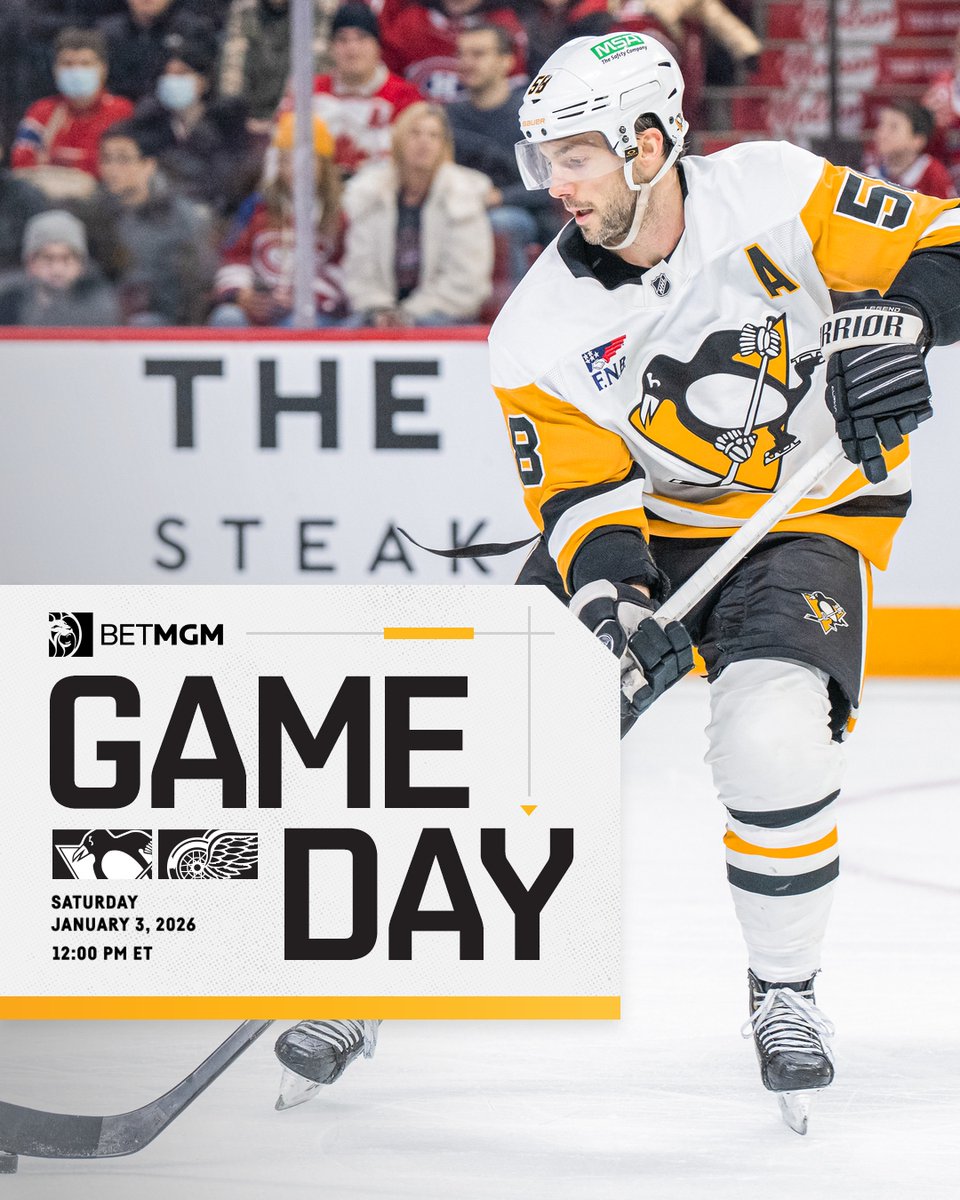 It's a great day for hockey 🏒

Game preview: pens.pe/3L0V4vv