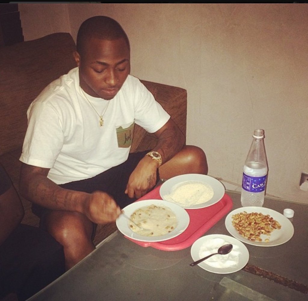 Can <a href="/davido/">Davido</a> drink garri again🙏🙏