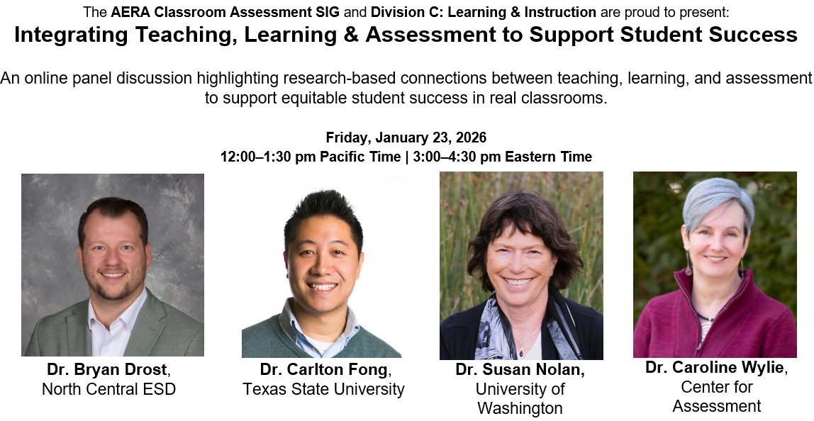 carlton_fong's tweet image. Excited to serve as a panelist for this event! 

#Teaching #Assessment #Learning #StudentSuccess

Register here: wwu-edu.zoom.us/meeting/regist…