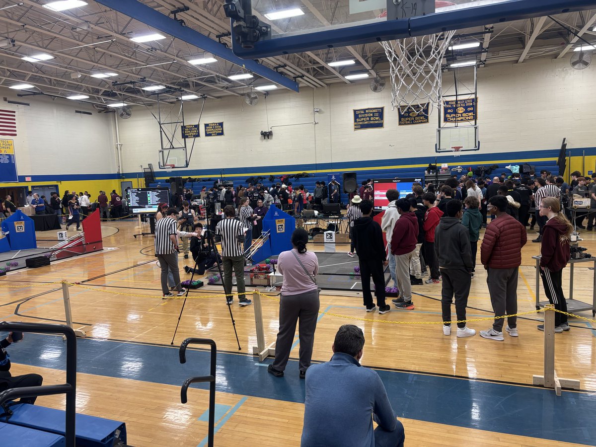 At Assabet Valley HS for first FTC competition of the season.Inspection Passed! Matches to begin shortly. 

<a href="/Taunton_Schools/">Taunton Public Schools</a> <a href="/darlahartung/">Darla Hartung</a> <a href="/JHarrisonTHS/">John Harrison</a>