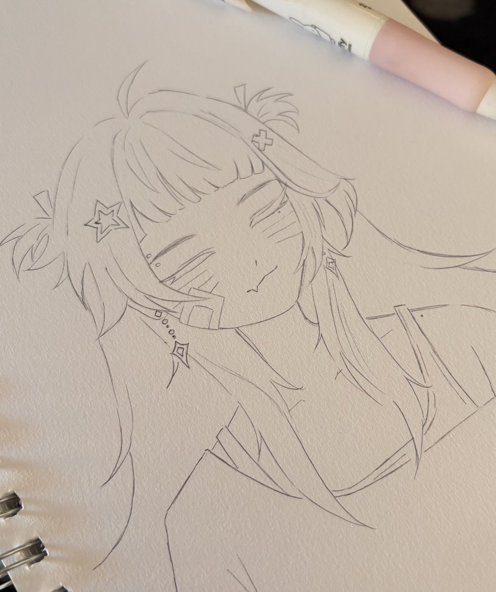 Juni doodle :3 I’m too scared to do colour n ruin it LOL