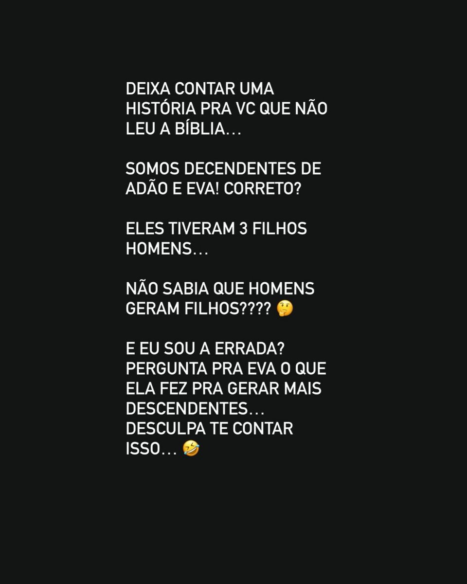 HumorQueCola's tweet image. Andressa Urach faz novo pronunciamento e se defende de críticas após gravação com o filho:

"Somos descendentes de Adão e Eva, correto? Eles tiveram 3 filhos homens. Não sabia que homens geram filhos? E eu sou a errada? Pergunta pra Eva o que ela fez para gerar mais descendentes"