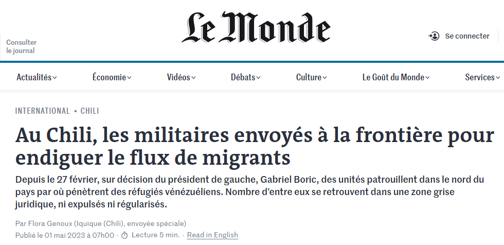 Romualddu13's tweet photo. @jon_delorraine Le peuple vénézuélien fuyait jusqu'ici en masse le Vénézuela, même l'ancien président chilien Boric, soutenu par Mélenchon, avait dû déployer l'armée... https://t.co/4Y5f90adph