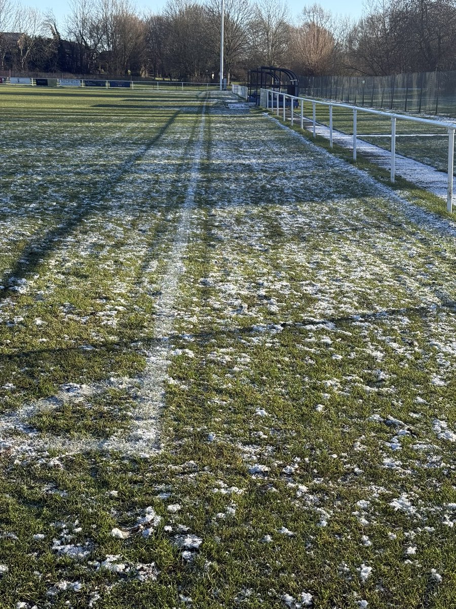 flourmen's tweet image. Whits away game at Buckingham is off. Shame that despite numerous enquiries to Buckingham fc regarding the condition of the pitch as most of the country knew it would be called off, the pitch inspection was carried out at 1pm after @flourmen had travelled to Buckingham