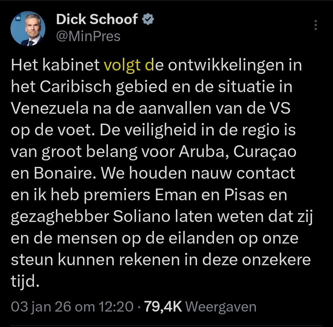 BramvanOene's tweet photo. Nederland had het diplomatieke voorwerk moeten doen om nu een 'seat at the table' te hebben. In plaats daarvan zijn we nu gereduceerd tot toeschouwers. Een enorme minachting voor de veiligheid van de Eilanden. https://t.co/STmBg8uGTA