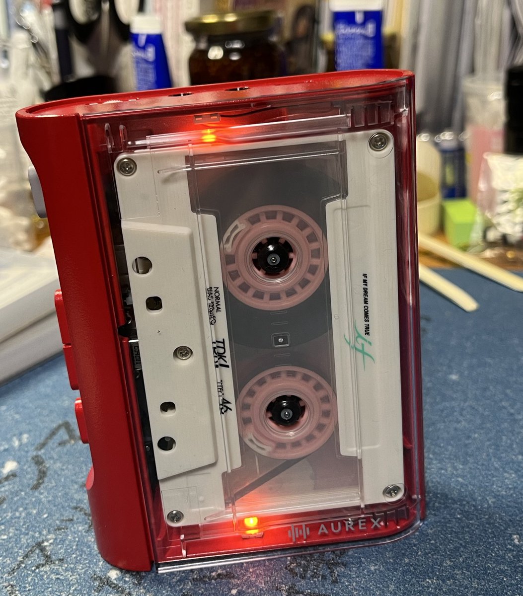 【激レア！未使用品】　原田知世さんカセットテープラベル　２種類×各5枚　計10枚 珍しく可愛い系のカセットテープ📼を手に入れました。TDK！ロゴの