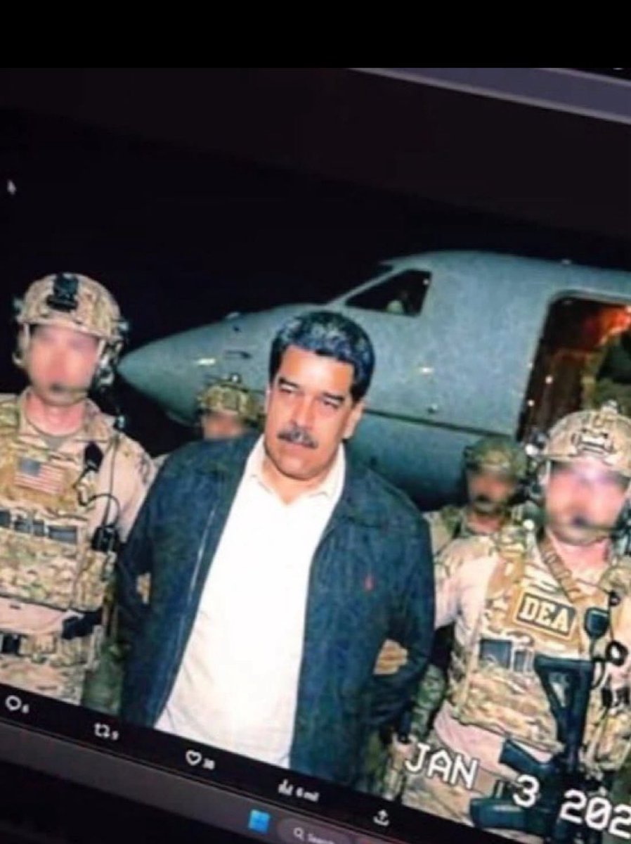Aunque EUA no puede ser la policía del mundo, la captura de Maduro está poniendo a temblar a todos los Narcogobiernos de Latinoamérica incluyendo al narco partido de Morena. 

#NicolasMaduro #Venezuela #morena