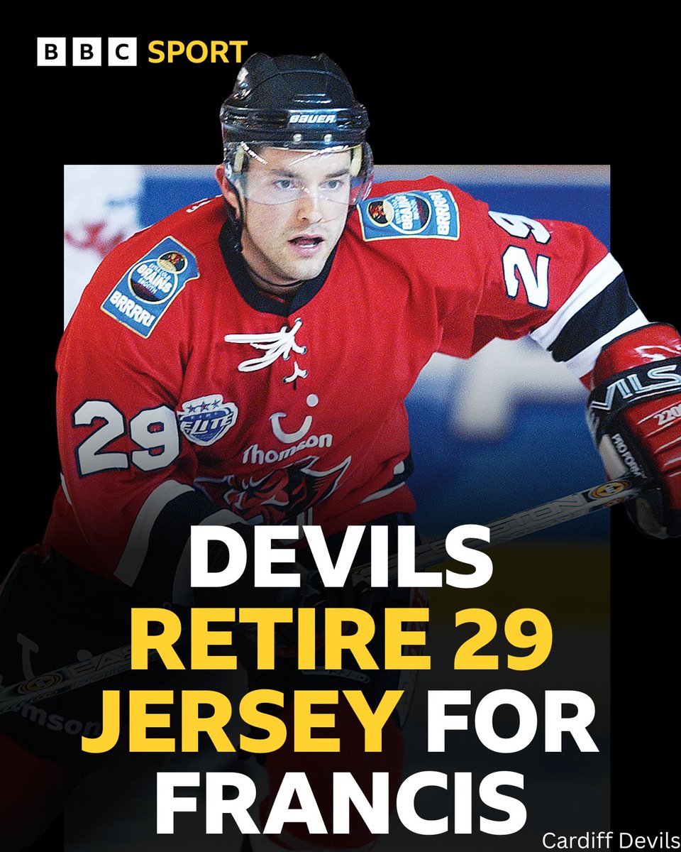 At the Vindico Arena tonight, before their game against Dundee - the Devils will retire the number 29 shirt worn by Neil Francis in his playing days with the club from 1992 to 2009 🫡

Even though Francis appeared for the Devils over 600 times - winning seven major titles - his