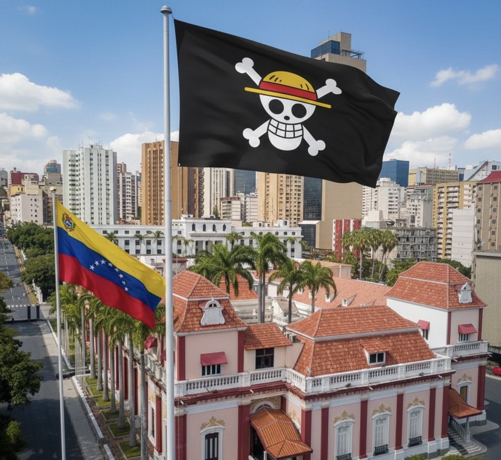 MXavierAS's tweet photo. ✊Ahora si, feliz años a todos 🎉🥳

🏴‍☠️🍖👒☠️🗽

#VenezuelaLibre 
#ONEPIECE 
#Libertad 
#TheDrumsofLiberation https://t.co/bb1oaS7e5y