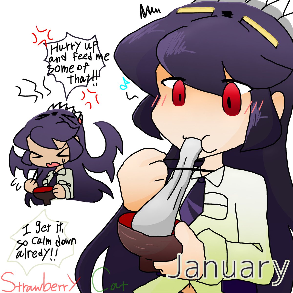 Mochi
#スカルガ版深夜の真剣お絵描き60分一本勝負
#Skullgirls1HourDrawing