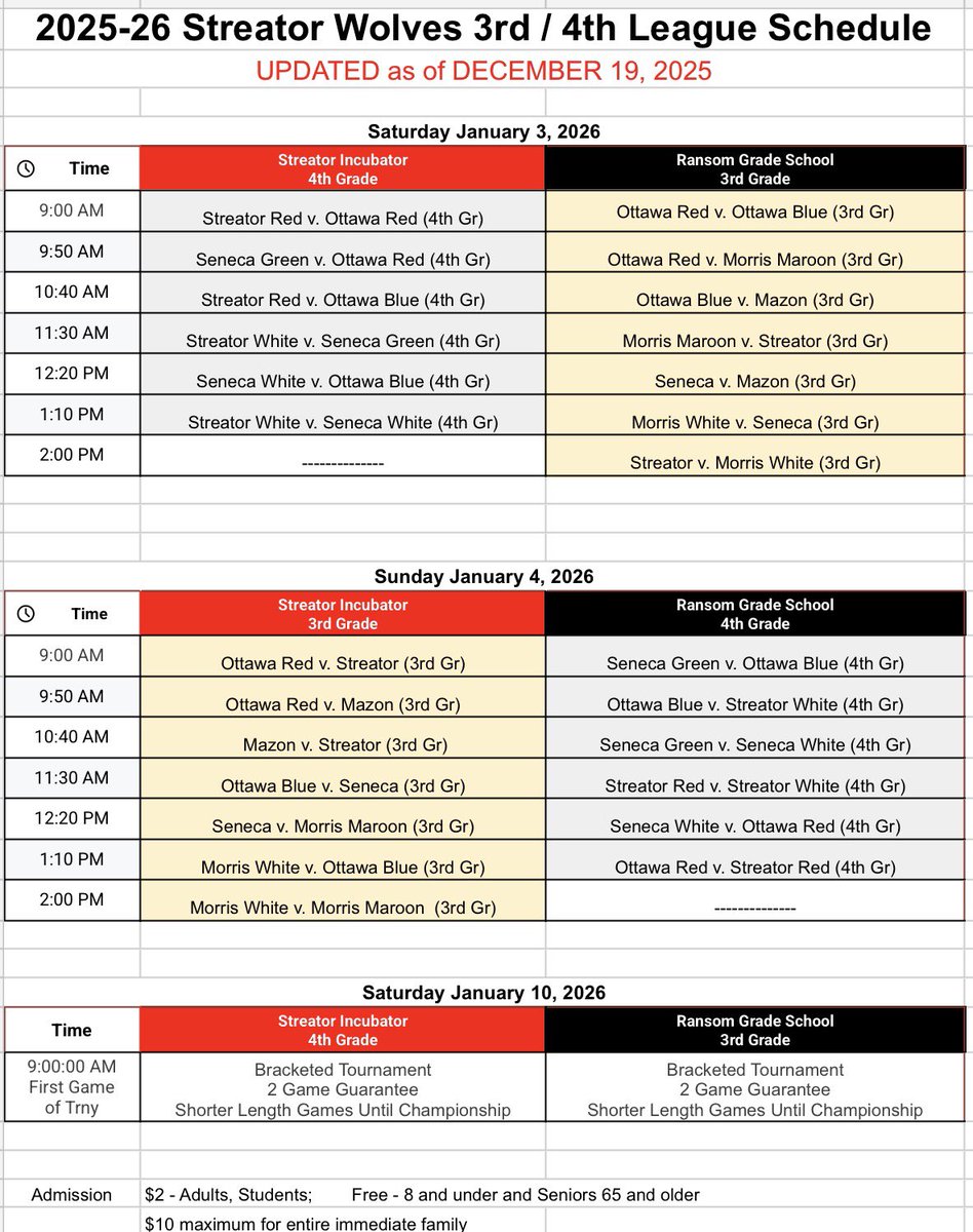 Wolves Weekend !! 3rd and 4th Grade League back in full swing today and tomorrow at the Incubator and Ransom Grade School. Go Wolves! #OWEO