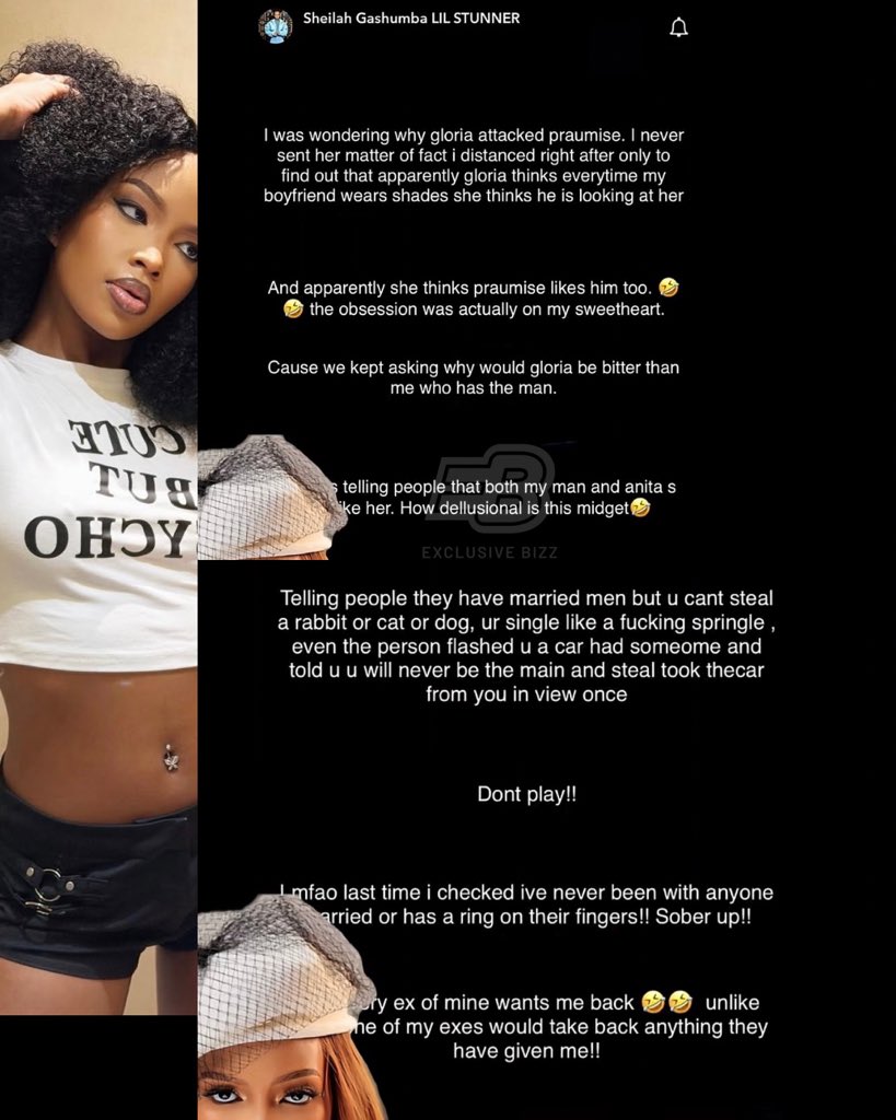 exclusive_bizz's tweet photo. Sheilah Gashumba and former bestfriend Gloria Njuba expose each other’s dirty linen after bitter breakup. https://t.co/mjOVsMaUbf