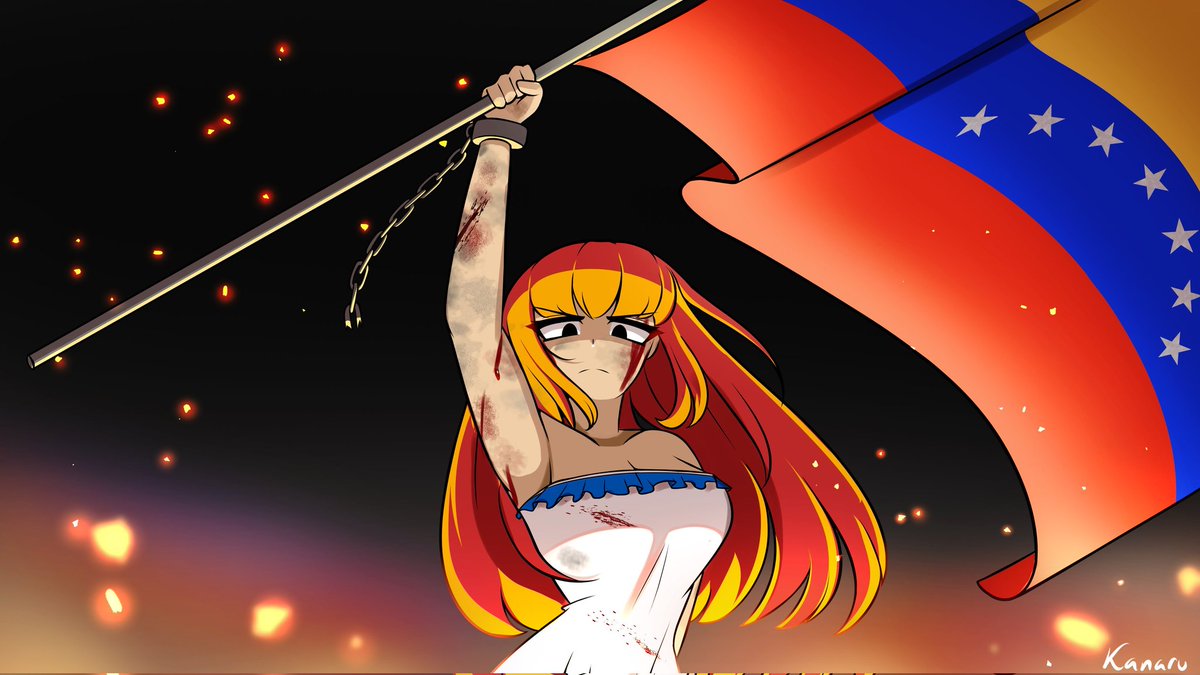 Kanarushino's tweet image. Viva Venezuela