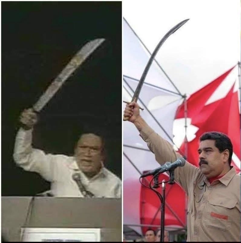 AlertaMundoNews's tweet photo. 🇻🇪🇺🇸🇵🇦 

El 3 de enero de 1990 EE.UU capturó al panameño Manuel Noriega.

Hoy, 3 de enero de 2026, EE.UU ha capturado al dictador venezolano Nicolás Maduro. https://t.co/ruEBASRrrA