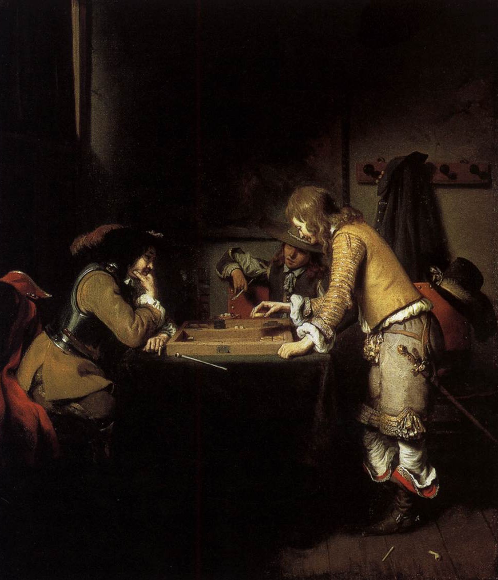 Soldaten die Tric-Trac spelen 
(Tric-Trac Players)

Gerbrand van den Eeckhout, 1653