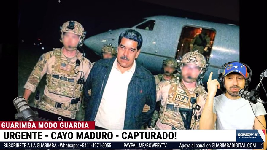 theTamilGlobal's tweet photo. The US🇺🇸 military has conducted an operation in Venezuela🇻🇪, capturing President Nicolás Maduro and his wife ALIVE. 

Stay tuned with theTamil Global https://t.co/dvC8lxMSs0