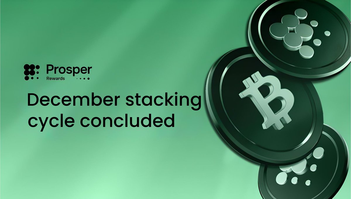 Prosperfi_BTC's tweet photo. ℹ️ December $PROS staking rewards are now claimable.

More information about the December staking cycle below 👇 https://t.co/LEyRb668nt