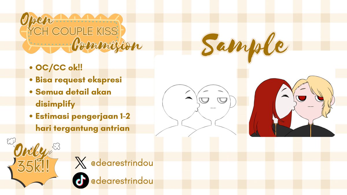 [HELP LIKE &amp; RT]

‼️ URGENT COMMISSION ‼️

Guys.. Aku baru aja ketipu jutaan dan butuh uang untuk sehari-hari.. Aku open commission ych 2 jenis ini, tnc nya ada di pict yaa.. Bisa langsung dm aku kalau berminat 😇🙏🏻

#opencommision #artidn