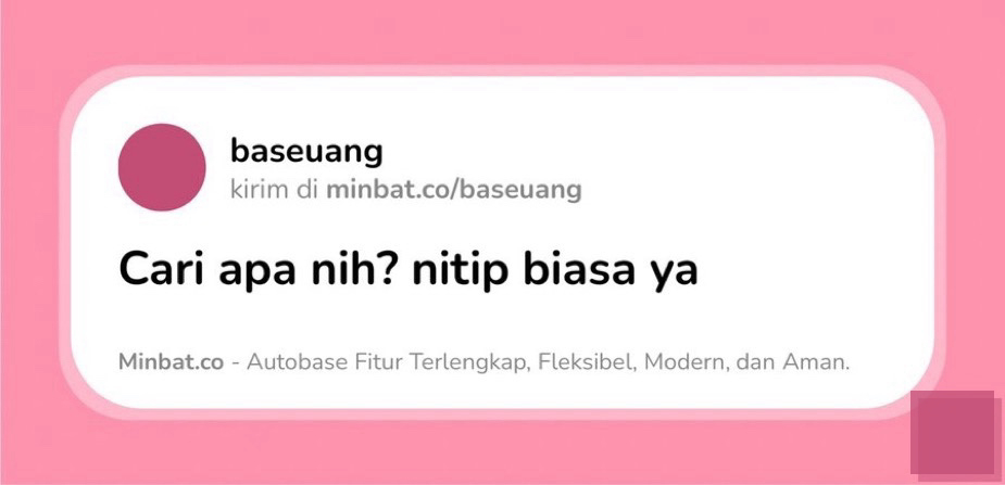 baseuang's tweet image. 🩷 sini yuukk