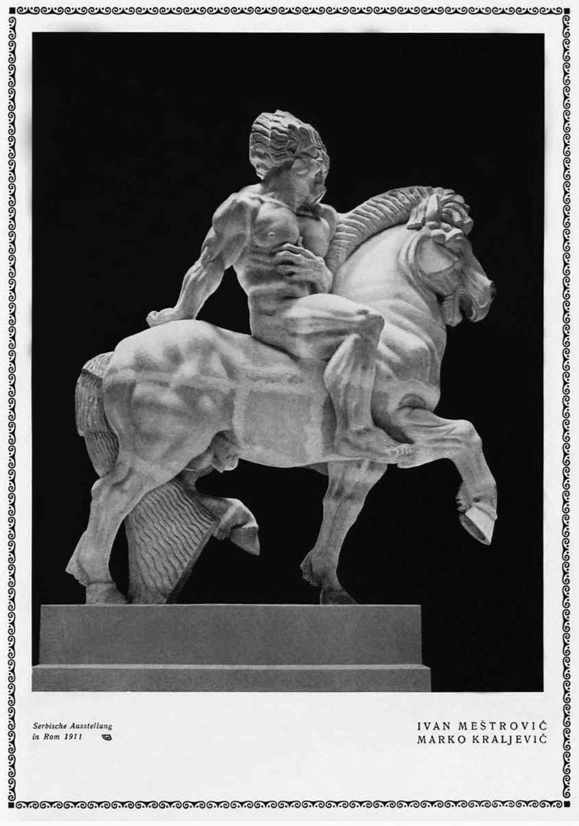 Meštrović was majestic.

A statue of Kraljević Marko (a hero from Serbian epic poetry) was presented at the Rome Expo in 1911.