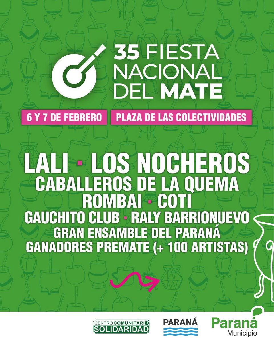laliinfooficial's tweet photo. Lali en la fiesta nacional del Mate
Febrero - Paraná @lalioficial https://t.co/0rTZ5QvfNr