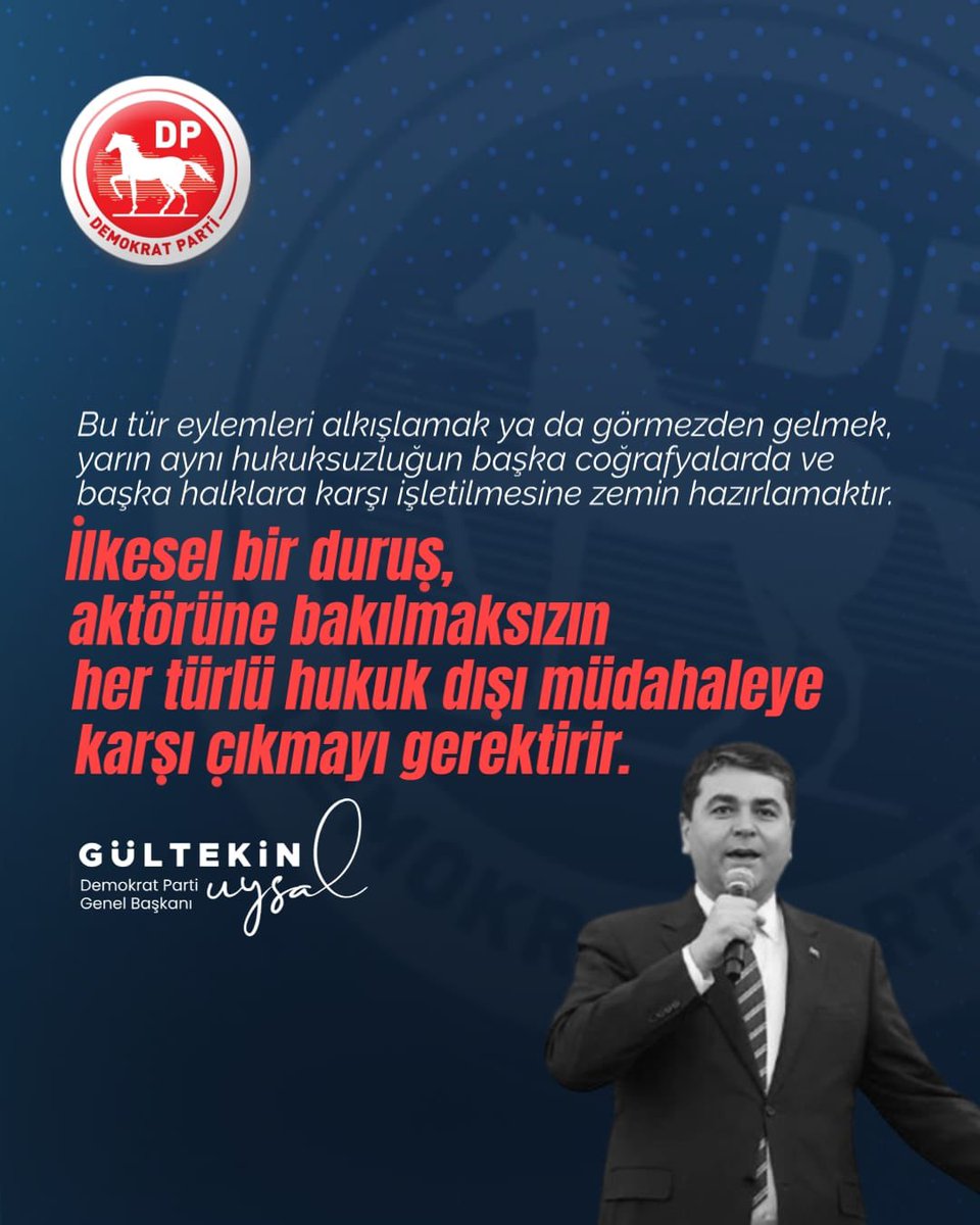 ABD’nin #Venezuela’ya yönelik askerî bir müdahalesi ve bu müdahale sonucunda Devlet Başkanı Nicolás Maduro’nun tutuklanması, uluslararası düzenin hangi ilkelere göre işlediği sorusunu yeniden ve yakıcı biçimde gündeme getirmektedir. 

Bu tür bir eylem, Birleşmiş Milletler