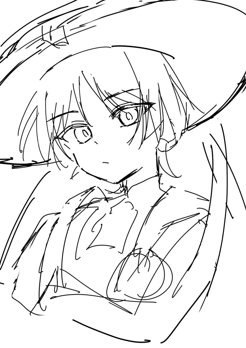 wip リク絵の進捗✍ ほんと遅すぎて申し訳ない…😭