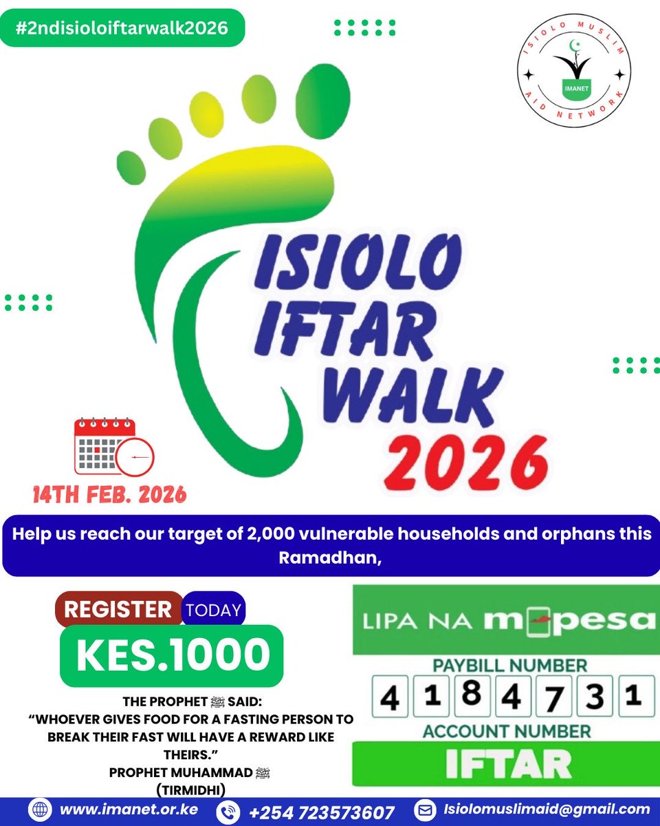 ISIOLO MUSLIM AID NETWORK(IMANET) tweet media