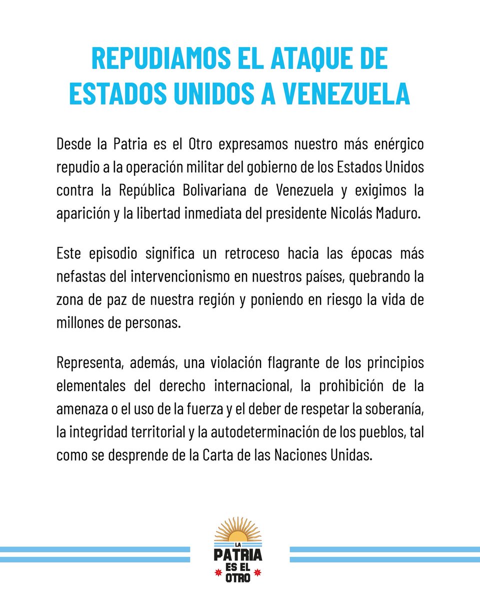La Patria es el Otro tweet media