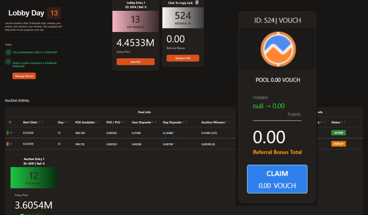 TruDeFi_io's tweet photo. Over 20 partner communities use Tru2X’s cash-flow engine. Benefits include token buys and holder distribution.

Users deposit PLS for a 2X return - the fastest way to reclaim sac value, on their terms.

Get in now: Telegram
https://t.co/xNeOy5XGvX https://t.co/11Gei2SVhS