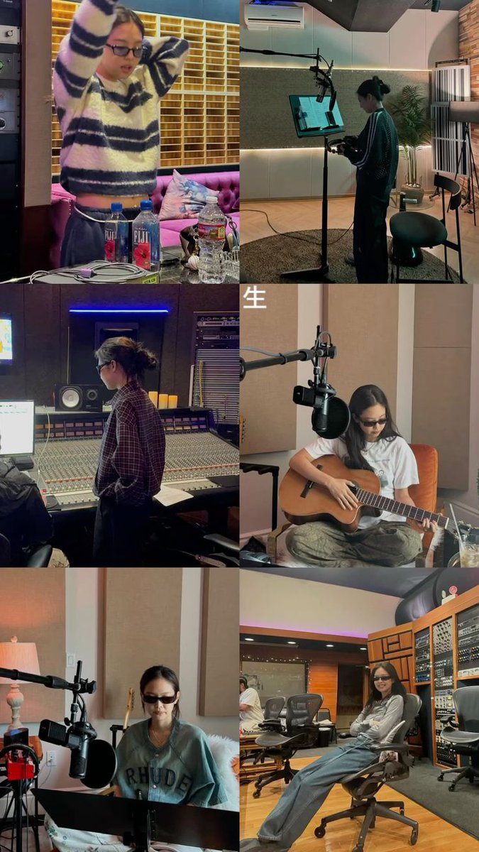 abelluvjenjane's tweet image. She looks so attractive while working on her music