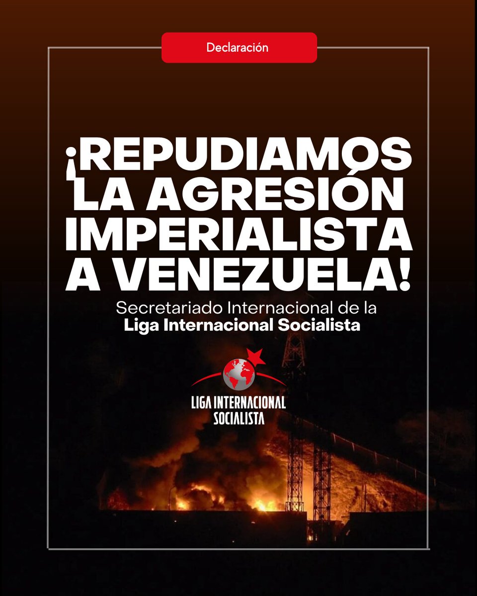 Declaración del Secretariado Internacional de la LIS: Repudiamos la agresión imperialista a Venezuela!

lis-isl.org/es/2026/01/rep…