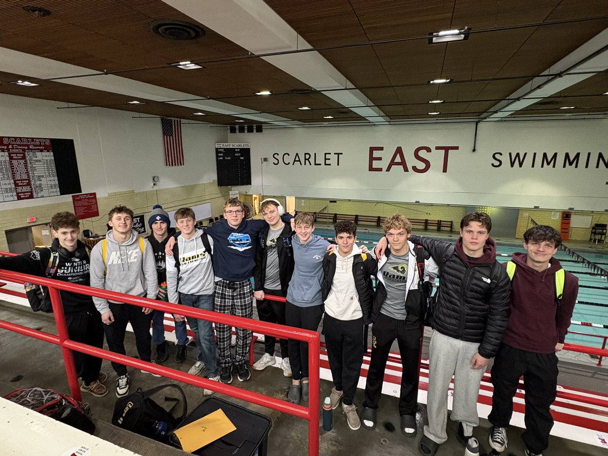 Rams win the 10th Annual Ken Gaeth Invite by edging out Boone in the final relay by .35 of a second!

The Medley Relay of D Ortega, West, A Hammond &amp; B Hammond are now 3rd on the SEP Fast 5 Board. The same group is also now 5th in the 400 Free Relay!

Great team effort by all! 🐏