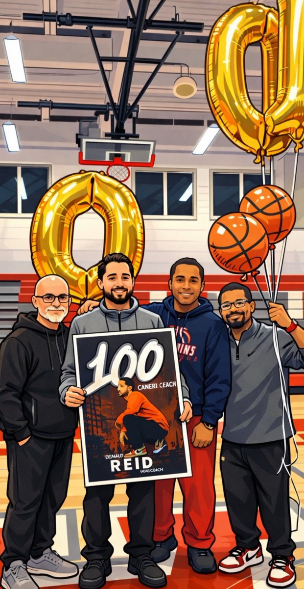 PAmboyHoops's tweet image. 100 wins. Countless lessons.
Congratulations to Coach @yeaadon on reaching the 100-win milestone. 💯💯💯! @gmchoops