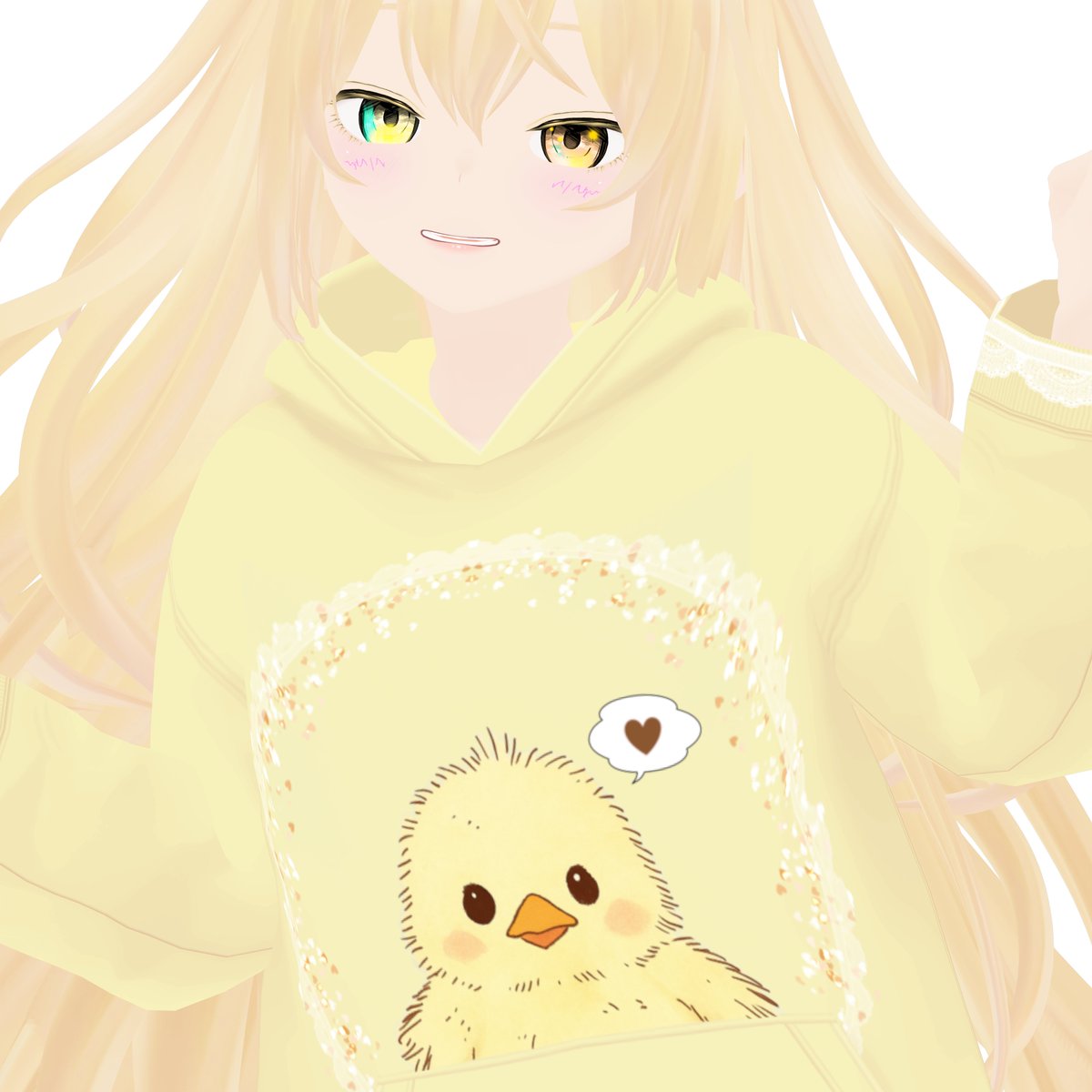 VRoid ひよこがとってもかわいい衣装をお借りしました！ Manaka's