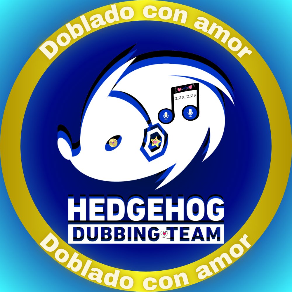 splathalla's tweet image. (Made with Canva, BUT NOT WITH THEIR A*I* STUFF-)
I wanted to make something for @HedgeDubTeam for quite some time now, and I have :D

Much like how their stuff is dubbed with love, this was made with lots of love, despite the more simplistic design.