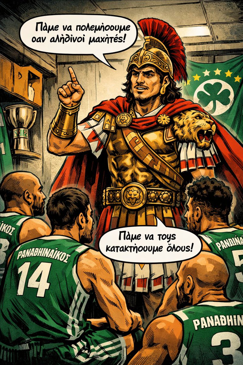 wisemannSG's tweet image. Διάβασα αναλυτικά τον λόγο του Δημητρίου Γιαννακοπούλου στους στρατιώτας του. Τύφλα να έχει ο Μέγα Αλέξανδρος στα Γαυγάμηλα. Κρίμα μόνο που δεν τα είπε στα αρχαία να το βάλω στα παιδιά της Γ' Λυκείου ως άγνωστο κείμενο 
#OlympiacosBC #paobc